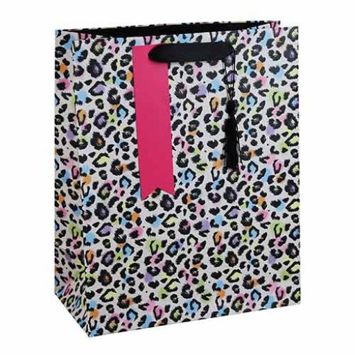 Leopard Print Large  Gift  Bag