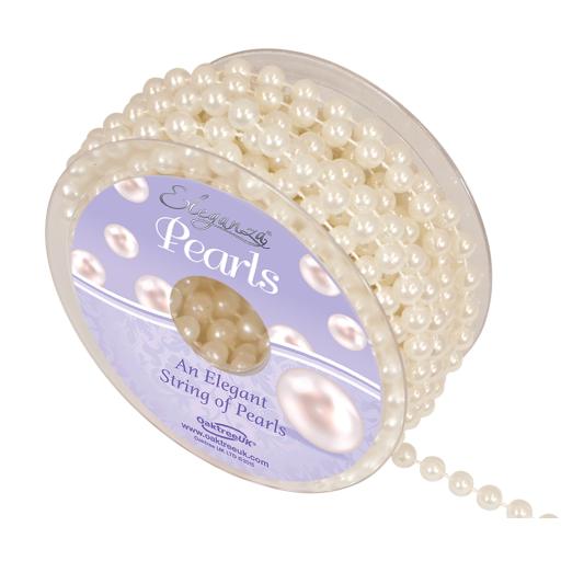 Eleganza Pearls 8mm x 1 M Ivory