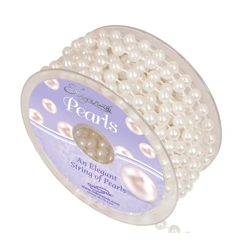 Eleganza Pearls White 8mm x 1m