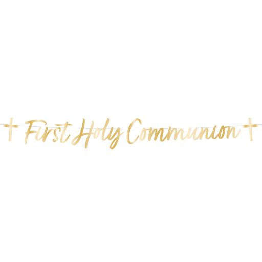 1.6m 1st First Holy Communion Letter Banner