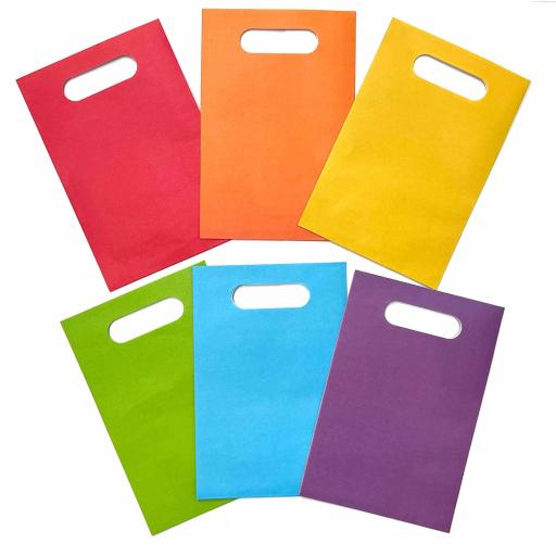 Primary Mix Paper Loot Bags x6