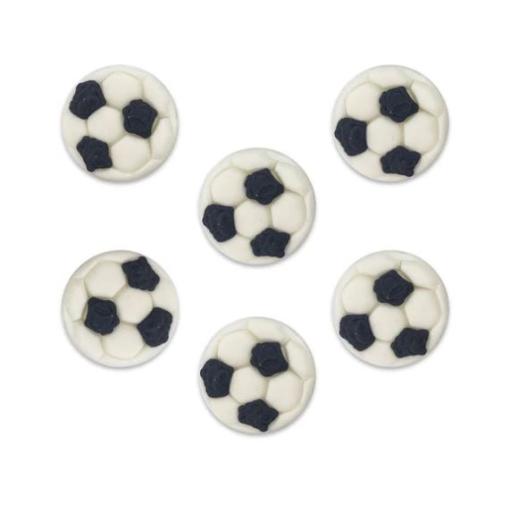 Football Sugar Toppers 6 Of Pack