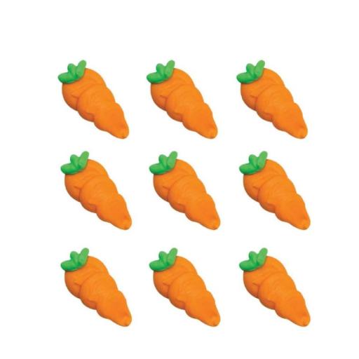 Carrot Sugar Toppers 9 Of Pack