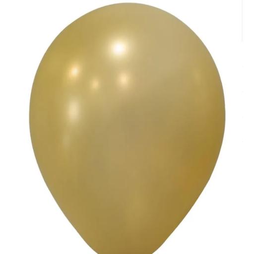 Gold Metallic Round  Latex Balloon 5in  100pcs