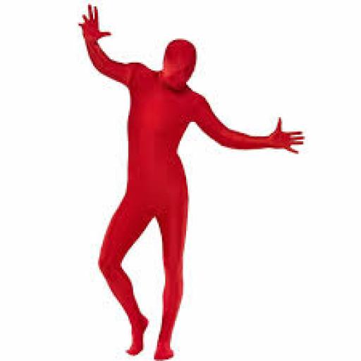 Second Skin Suit, Red M