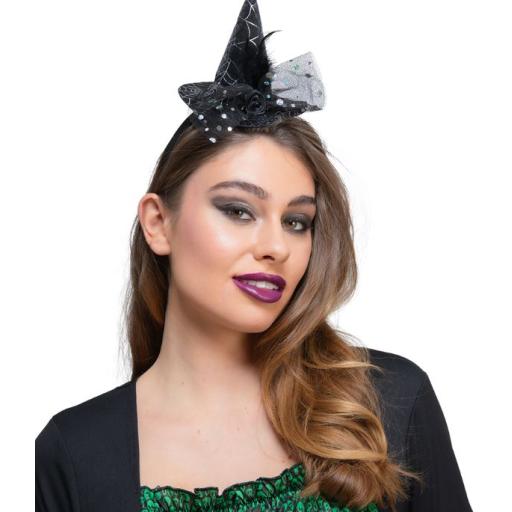 Mini Witches Hat on Headband