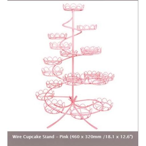 Spiral Cup Cake Stand  19 Cup Cakes