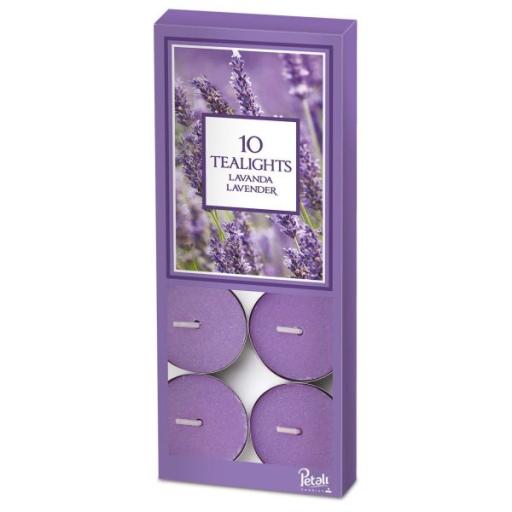 Tealights 10 Lavender  10 Pk