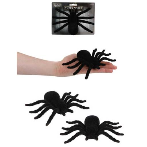 Spider Furry  Black 17Cm X 10.5Cm