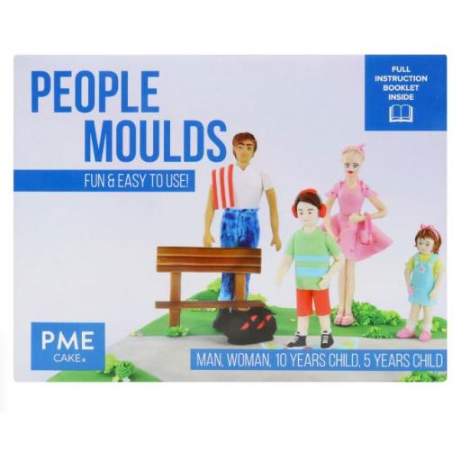 People Mould Set/4