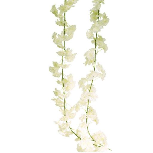 6ft Blossom Garland Spring Summer Flowers Ivory