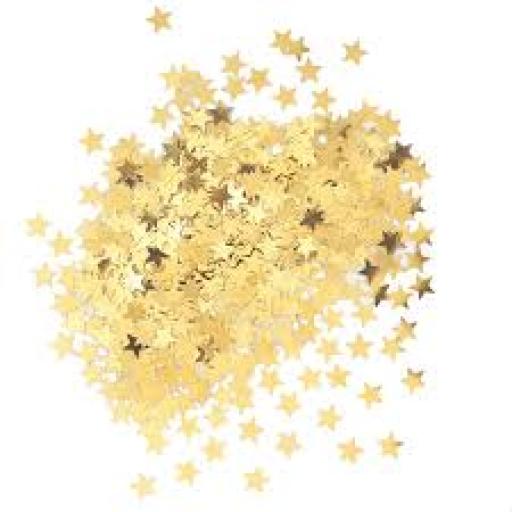 Gold Star Confetti 14g