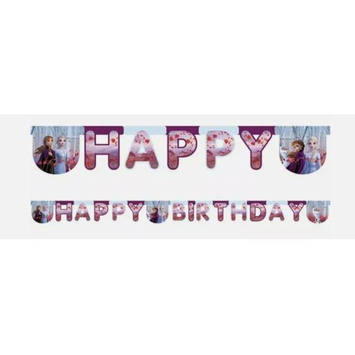 Frozen Happy Birthday Letter Banner 2.15m