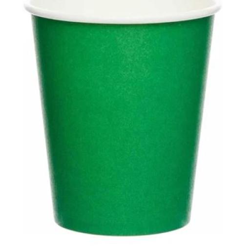 Emerald Green Paper Cups 14pk