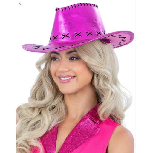 Metallic Pink Cowboy Hat Wholesale