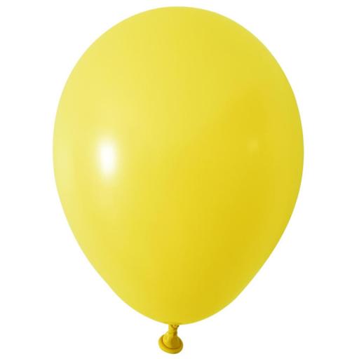 5'' Yellow Latex Balloons 100pk