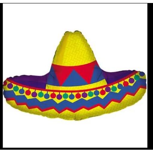 34inch / 86cm Sombrero Foil Balloon
