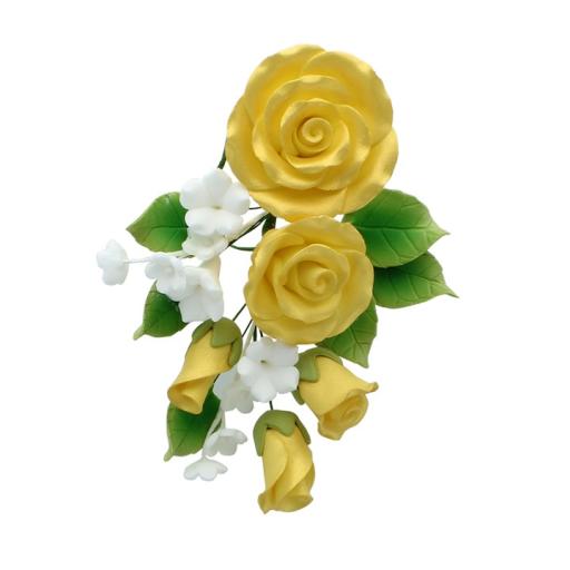 145mm Gold Sugar Flower Spray