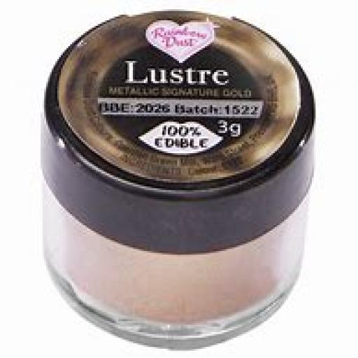 Rainbow Dust Metallic Signature Gold Lustre 3g