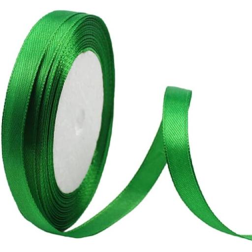 Green Satin Ribbon 10Mm x1m