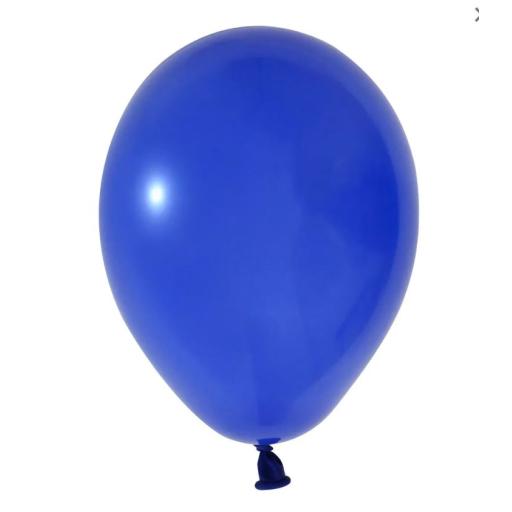 Balonevi Navy Blue Latex Balloon - 5 inch - 100pc