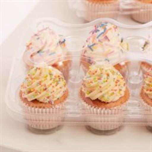 Pack of 3 Cupcake Containers For 24 Frosted Cupcake