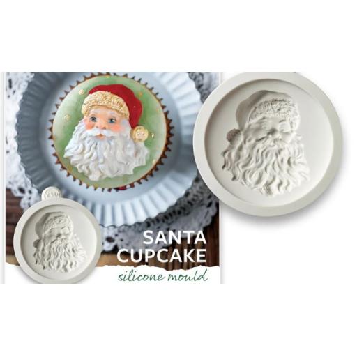 Santa Cupcake Topper Silicone Mould