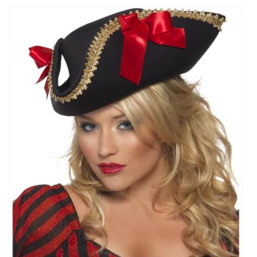 Fever Pirate Hat, Black