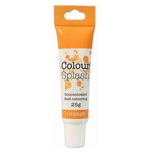 Colour Splash Food Colouring Gel - Orange - 25g