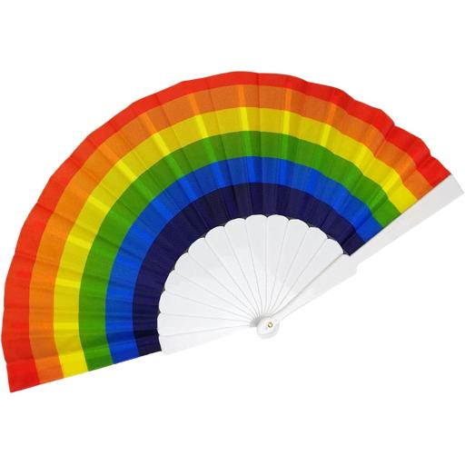 Chinese Rainbow Hand Fan