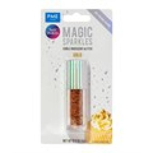 Magic Sparkles, Edible Iridescent Glitter – Gold (3g)