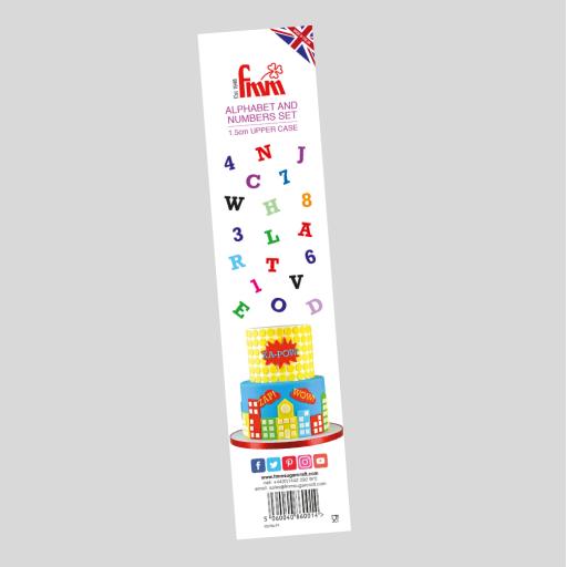 Alphabet & Number Set Upper Case