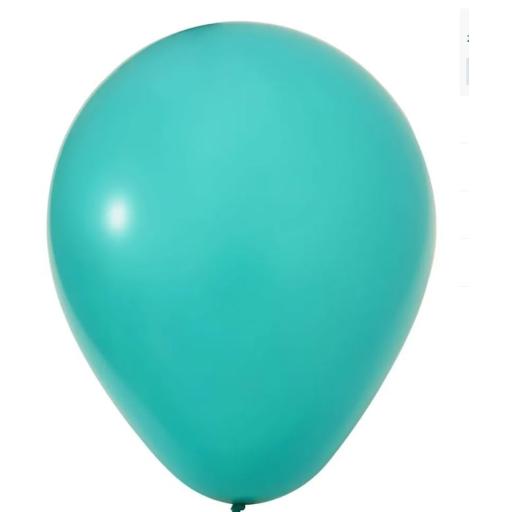 Turquoise Latex Balloon - 12 inch - 100pc