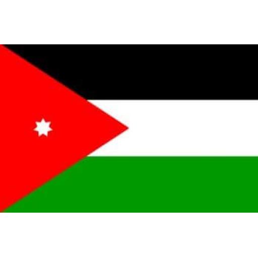 Jordan Large Country Flag - 5' x 3'.