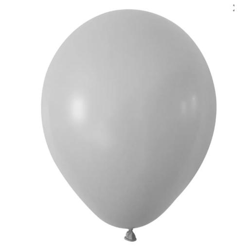 Grey Latex Balloon - 12 inch - Pk 100
