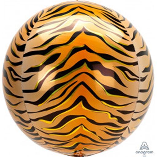 Animal Tiger Print 15" Orbz Foil Balloons