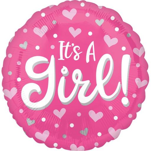 18" Foil Balloon Its A Girl
