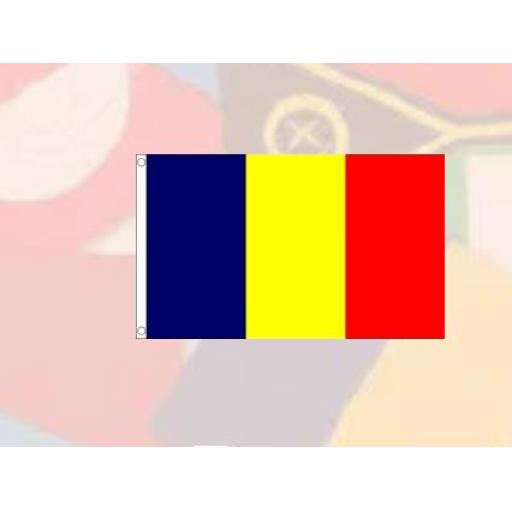 Chad National Flag  5 x 3