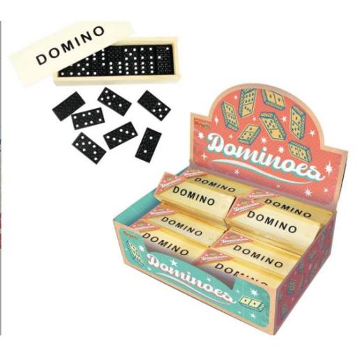 Wooden Domino Set 15x5x3cm
