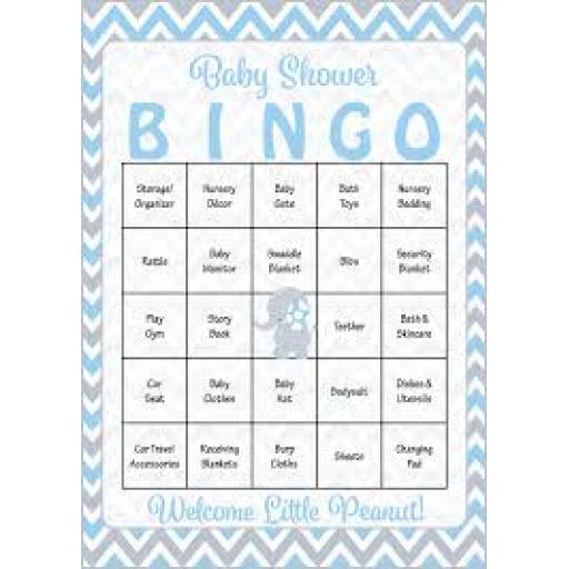 Baby Bingo Cards