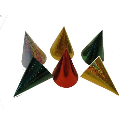 Cardboard Party Hats 16cm 12Pc