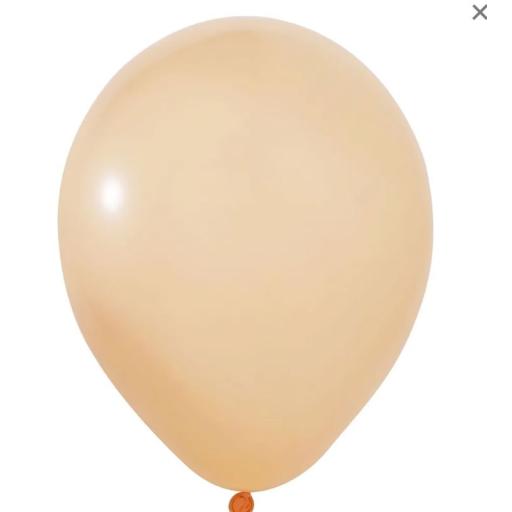 Salmon Latex Balloon - 12 inch - 100pc