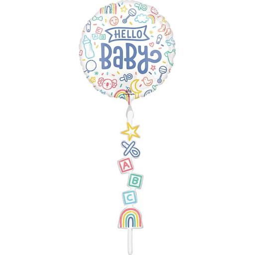 67" Sweet Baby Shapes Hello Baby