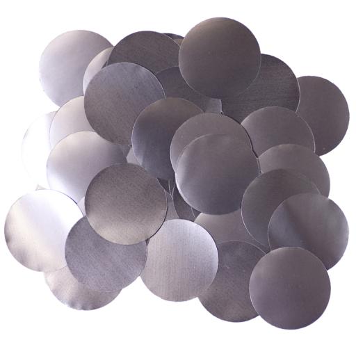 Oaktree Metallic Pearl Foil Confetti 25mm x 14g Graphite