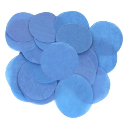 100g Round Tissue Paper Confetti - Blue