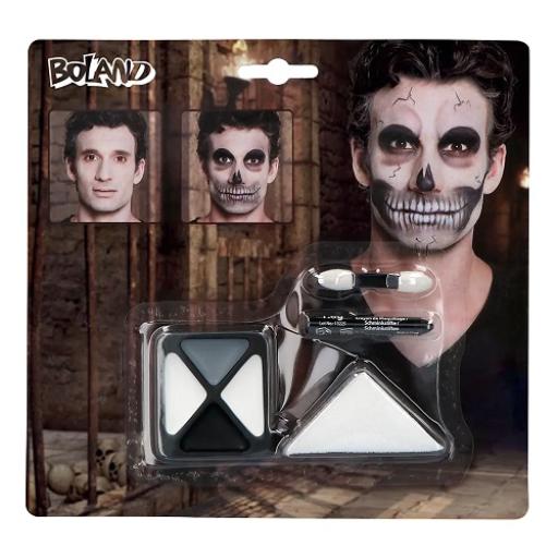 Set face paint Diamond skull