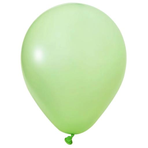 20 Green Macaron Latex Balloon 12 inch