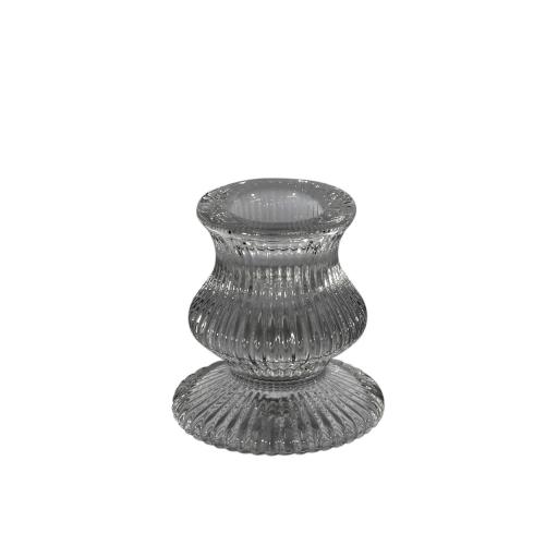 Glass Taper Candle Holder (6cm)