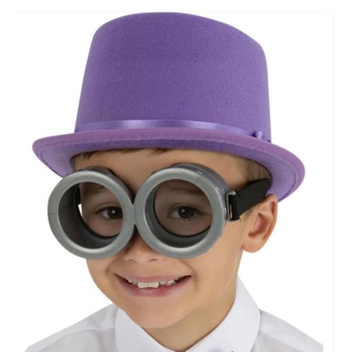 Kids Grey Goggles, Clear Lense