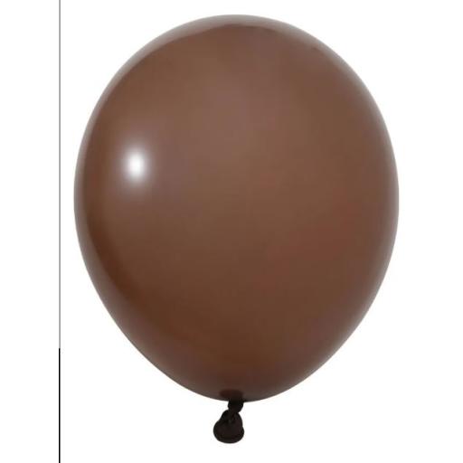 Balonevi Brown Latex Balloon - 10 inch - 100pc